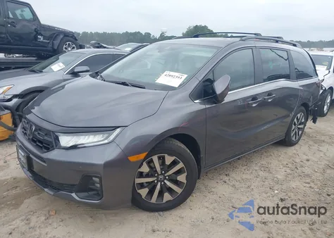 2025 Honda Odyssey Ex-L z USA, uszkodzony, nr VIN 5FNRL6H66SB048486